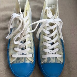Authentic Dior Blue and White Women's Sneakers size 38